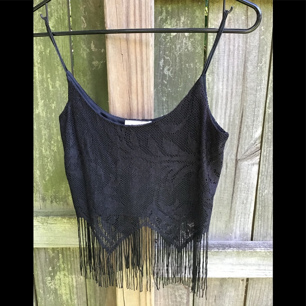 Mirrors Lace with Fringe NWT Y2K